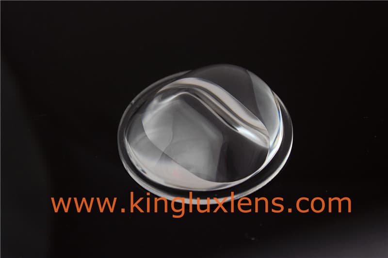 Top quality led glass tunnel light optics lens